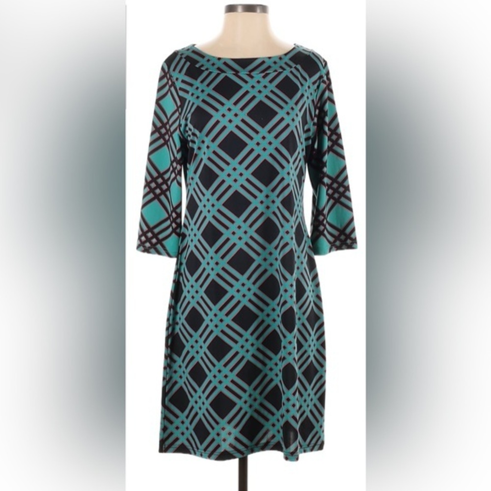 NWT Tracy Negoshian Turquoise Blue Dress XS